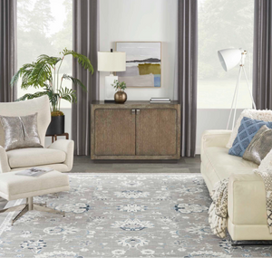 Gramercy Area Rug - Grey/Ivory