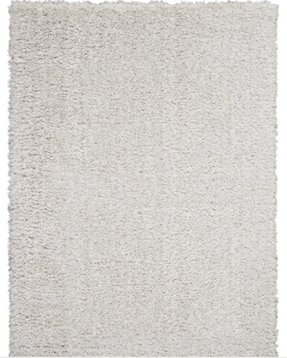 Lustrous Shag Area Rug - Light Grey