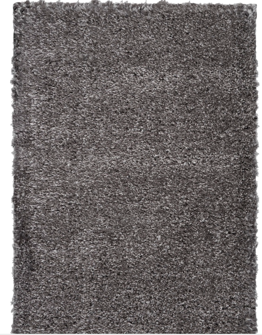 Lustrous Shag Area Rug - Charcoal