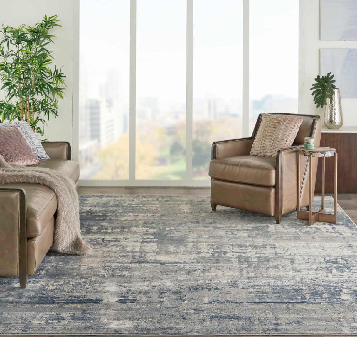 Quartz Area Rug - Grey/Beige