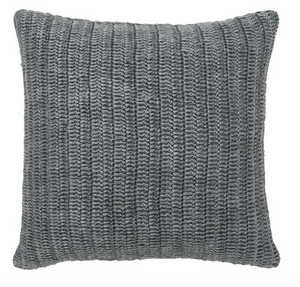 Macie 22x22 Pillow - Stone Gray