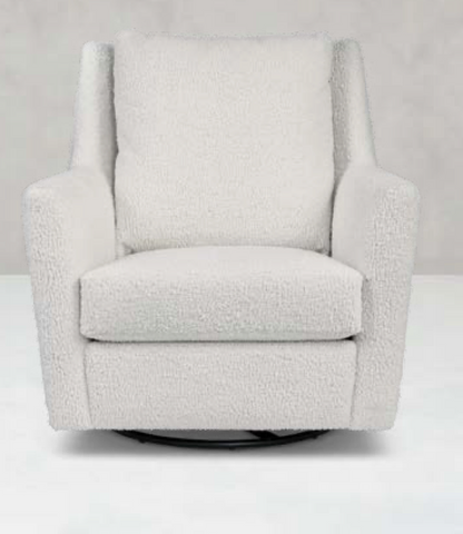 Hugo Quick Ship 36" Swivel Glider Chair - Cloud