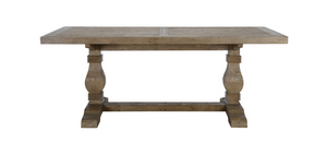 Luke 78" Dining Table - Charcoal Wash