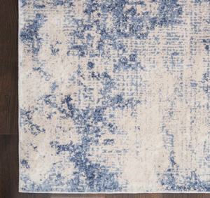 Edenton Area Rug - Ivory/Blue Abstract
