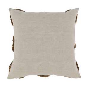 Halston 22x22 Pillow - Natural Dots