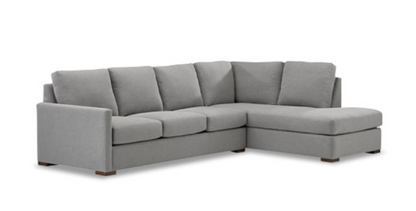 Kelly Express Ship 108" 3 Cushion Sofa + Bumper Chaise