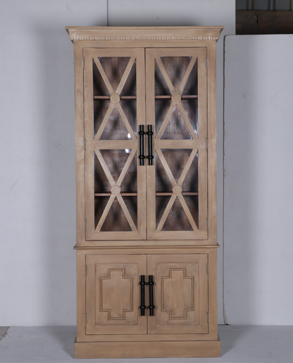 Lexi 39" 4 Door Cabinet - Beachwood