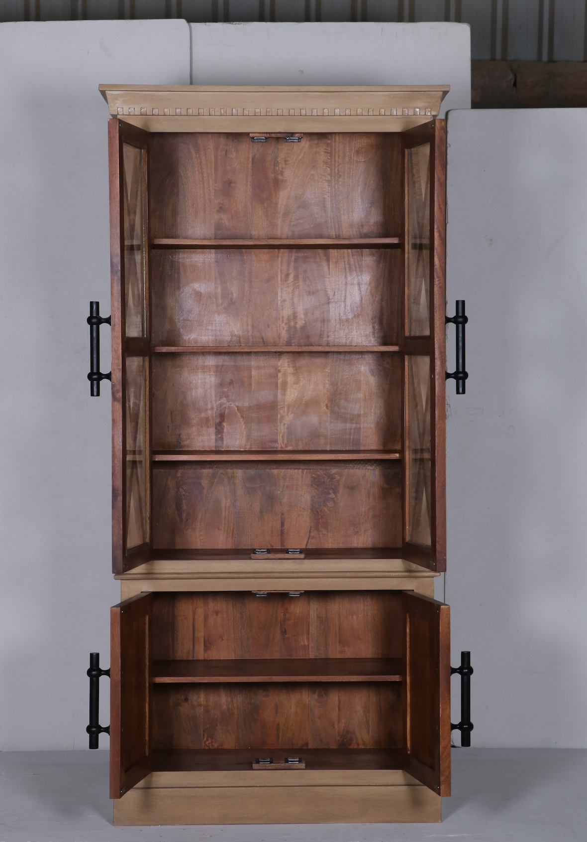 Lexi 39" 4 Door Cabinet - Beachwood