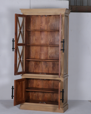 Lexi 39" 4 Door Cabinet - Beachwood