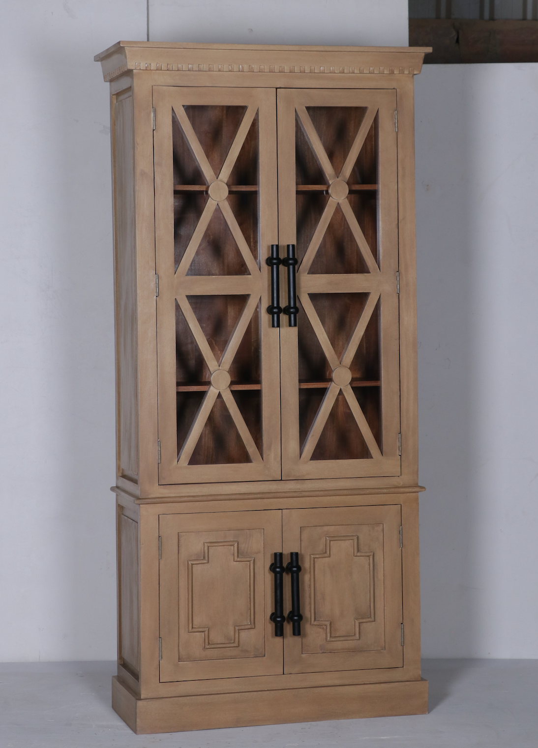 Lexi 39" 4 Door Cabinet - Beachwood