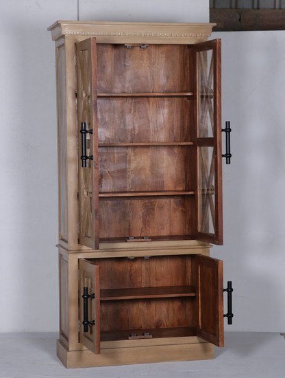 Lexi 39" 4 Door Cabinet - Beachwood