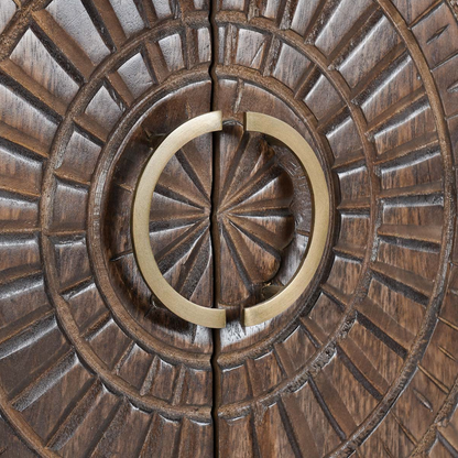 Viviani 36" 2 Door Bar Cabinet - Cocoa