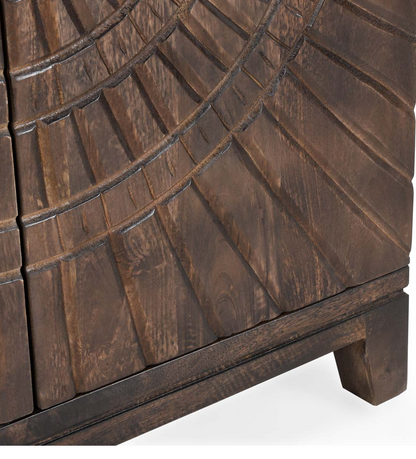 Viviani 36" 2 Door Bar Cabinet - Cocoa