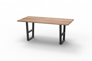 Wallace 84" Counter Height Gathering Table - Sandblasted Natural