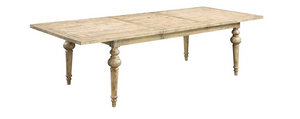 Greenville 80"-108" Butterfly Leaf Extension Dining Table - Sandstone - Classic Carolina Home