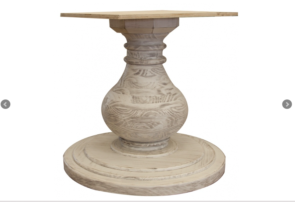 Branson 63" Round Dining Table - Stone - Classic Carolina Home