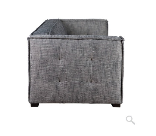 Ellie 98" Tufted Sofa  - Gray - Classic Carolina Home