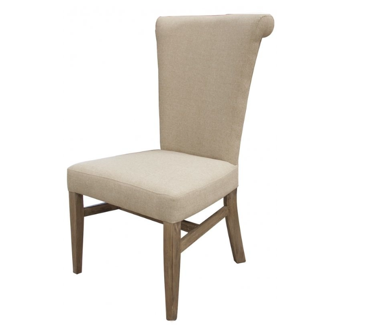 Branson Dining Chair - Distressed Brown + Stone - Classic Carolina Home