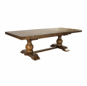 Sicily 84" - 106" - 128" Extension Dining Table - Earth - Classic Carolina Home