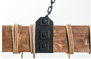 Pisgah 60" 9 Bulb Beam Chandelier - Brown w/Tan Cord - Classic Carolina Home