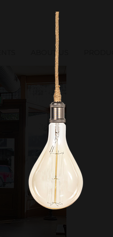 Hester 14.5" Edison Pendant w/ Bulb - Tan - Classic Carolina Home
