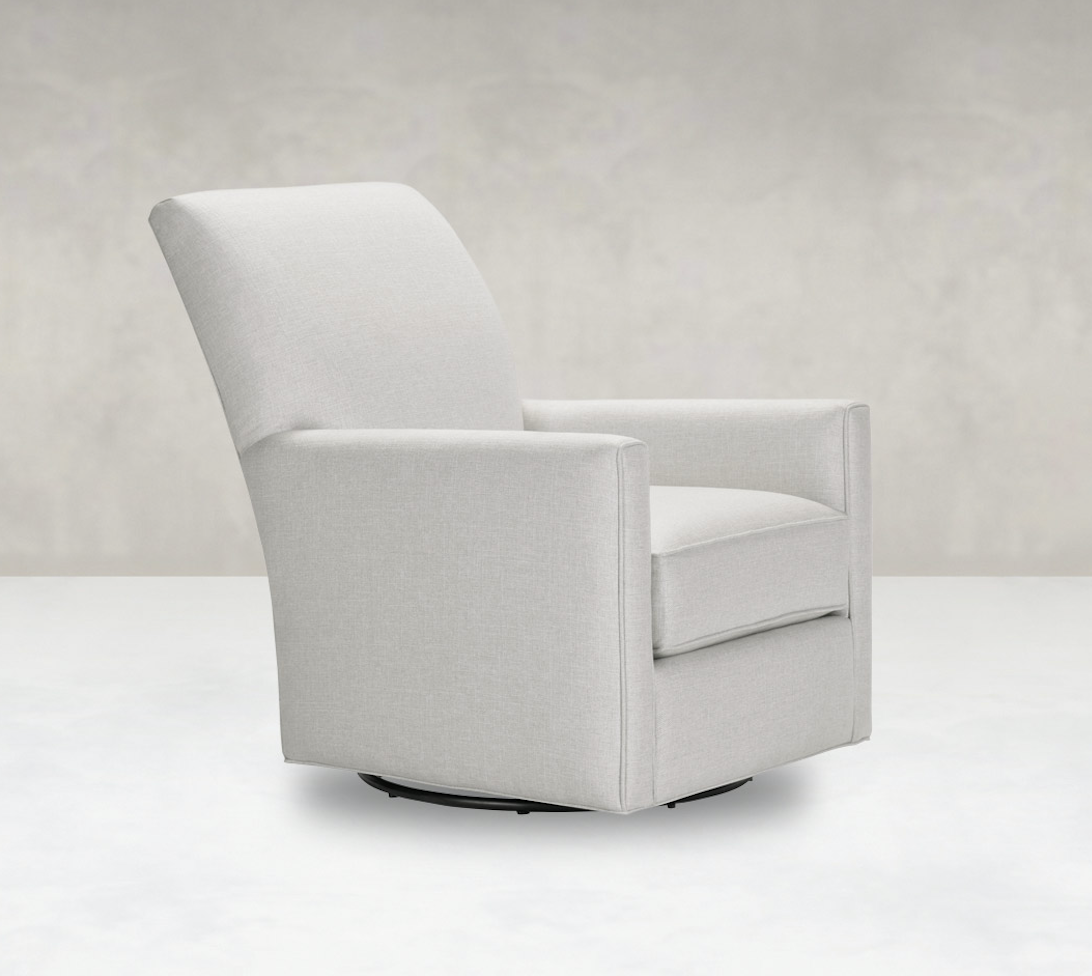 Marcy 30" Swivel Glider - Crypton Quicksilver - Classic Carolina Home