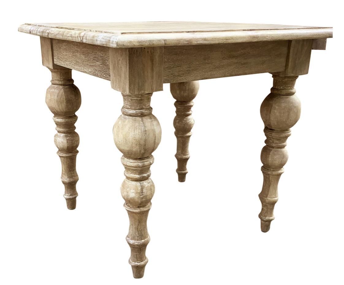 Salem 24" End Table - New White Wash