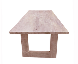 Tristan 95" Dining Table - New White Wash