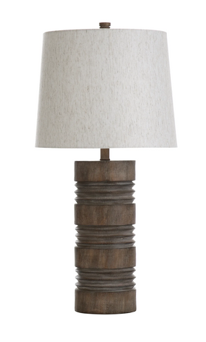 Rondo 30" Wooden Table Lamp