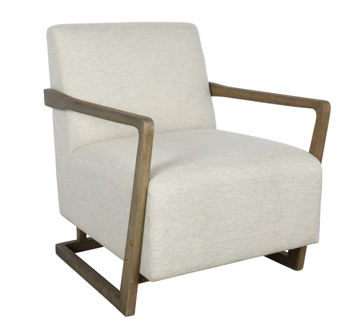 Conover 27" Occasional Chair - Herringbone Mist + Driftwood