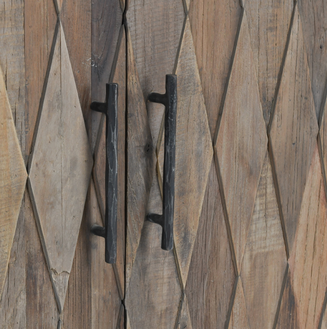 Dmitri 78" Reclaimed Elm 4 Door Sideboard - Ebony