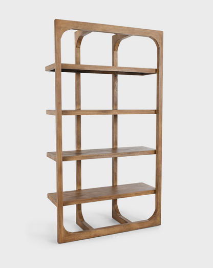 Hancock 48" Open Bookcase - Light Acacia
