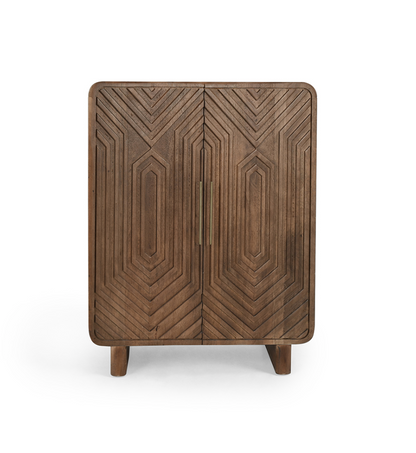 Harden 36" Bar Cabinet - Dark Ash