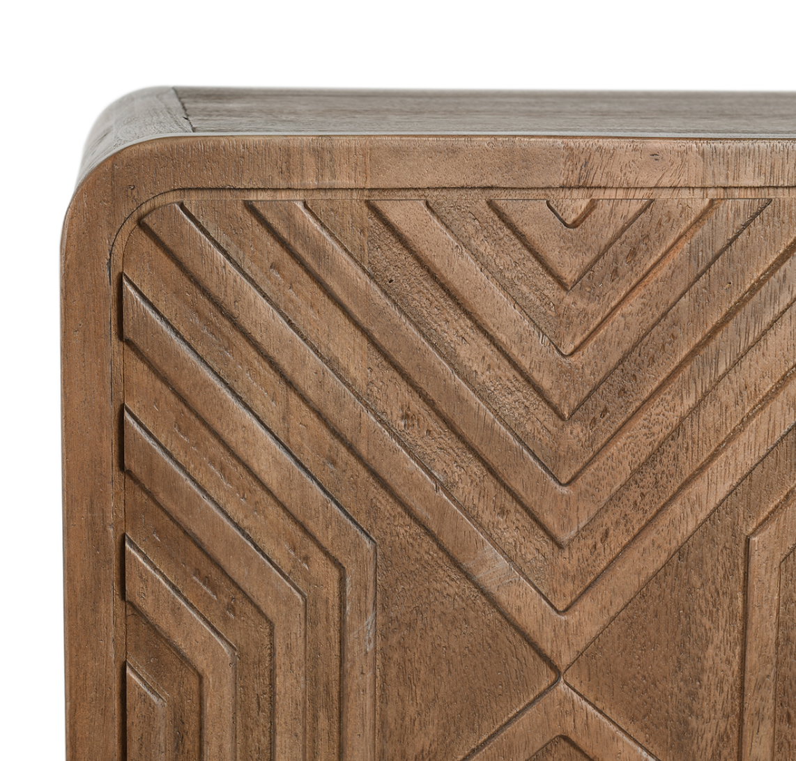 Harden 36" Bar Cabinet - Dark Ash