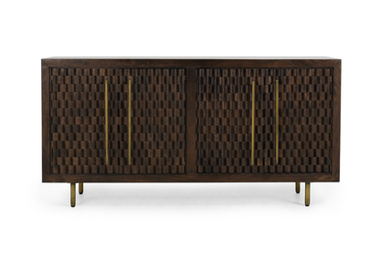 Harden 72" 4 Door Sideboard - Dark Ash
