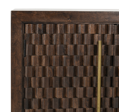 Harden 72" 4 Door Sideboard - Dark Ash