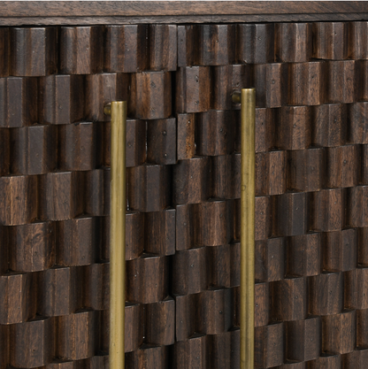 Harden 72" 4 Door Sideboard - Dark Ash