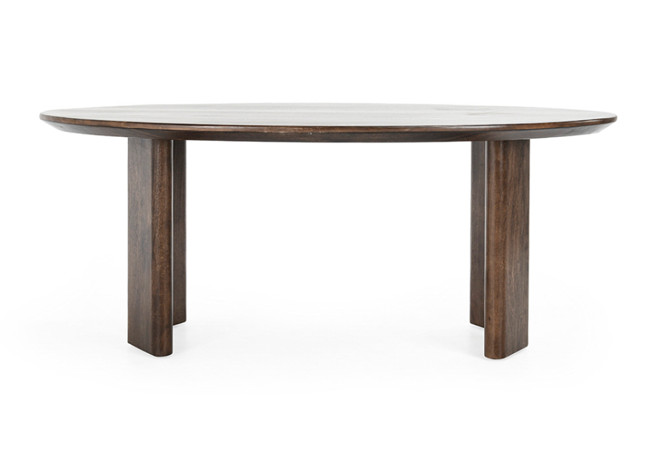 Harden 78" Oval Dining Table - Dark Ash