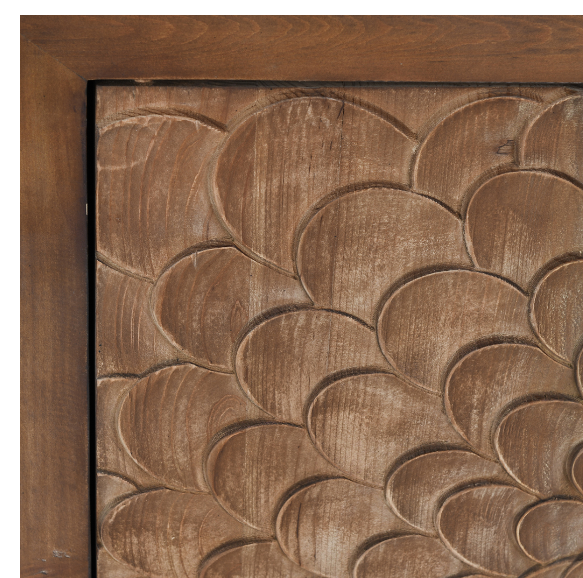 Dahlia 86" 4 Door Hand Carved Sideboard - Natural