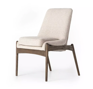 Brandon Dining Chair - Light Camel + Oak