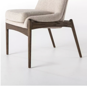 Brandon Dining Chair - Light Camel + Oak