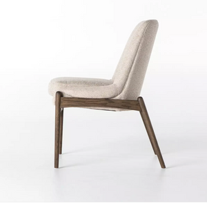 Brandon Dining Chair - Light Camel + Oak