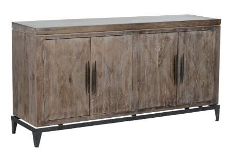 Barnett 69" Wood + Iron Sideboard - Classic Carolina Home