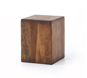 Sigmund 14" End Table - Reclaimed Fruitwood