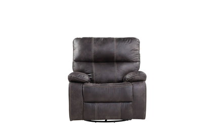 James 40" Swivel Glider Recliner - Charcoal - Classic Carolina Home