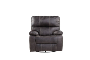 James 40" Swivel Glider Recliner - Charcoal - Classic Carolina Home