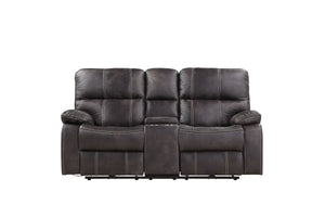 James 75" Power Motion Reclining Loveseat - Charcoal - Classic Carolina Home