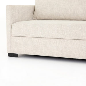Wickham 87" Bench Seat Sleeper Sofa - Natural Linen - Classic Carolina Home