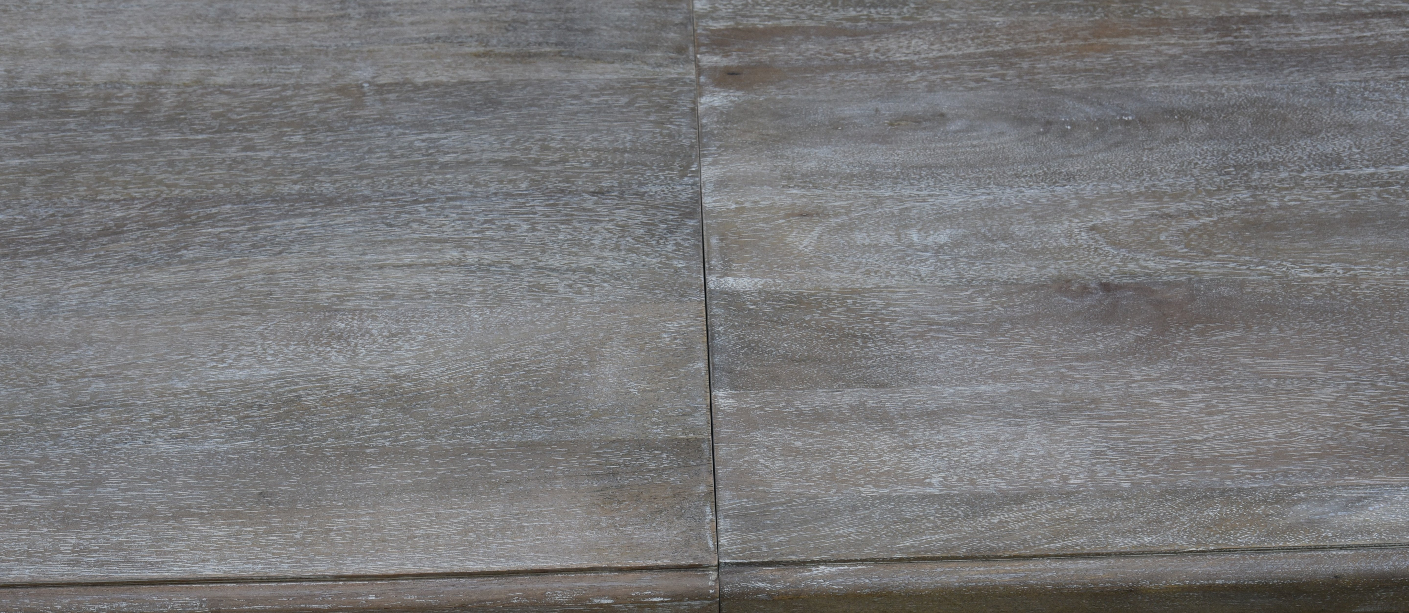 Salem 82" - 102" Extension Dining Table - New White Wash - Classic Carolina Home