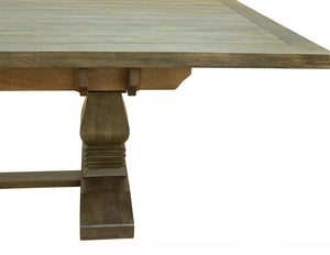 Matthew 84" - 102" Extension Dining Table - Distressed Natural